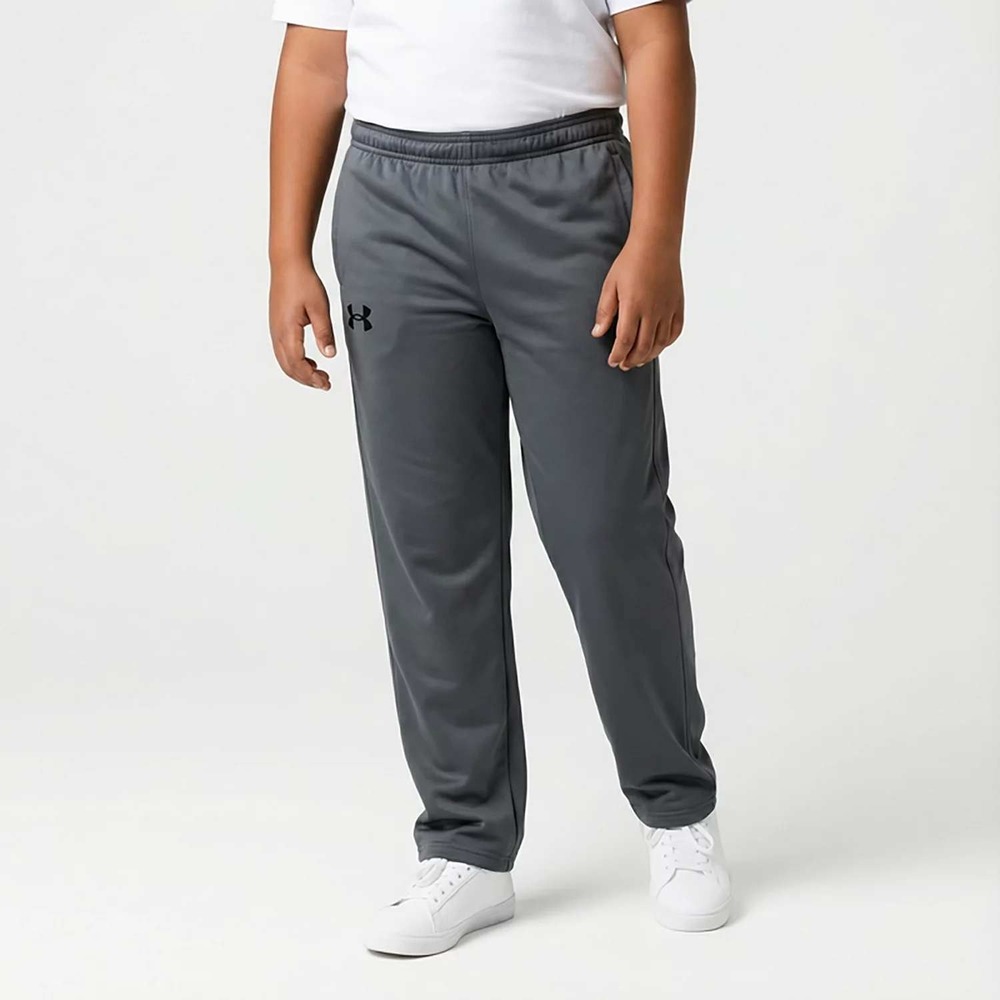 Under Armour Mens 2XL Loose Fit Gray Fleece Sweatpants Wide Leg Joggers Pockets